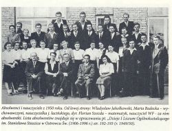Rok 1948. Absolwenci i nauczyciele