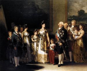 La familia de Carlos IV